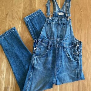 Madewell straight leg overalls